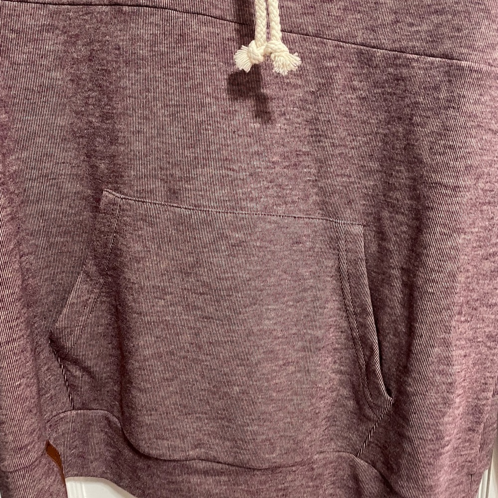 Ampersand cowl neck hoodie
